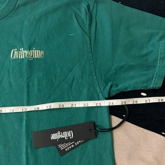 Civil Regime Green Short Sleeve Crew Neck Tee - Picture 9 of 10